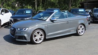 2017 Audi A3 Cabriolet 1.4 TFSI CoD S-Line - Start up and full vehicle tour
DISCLAIMER: This video is not intended to cause offence in any way. I do car reviews on YouTube to help me through Aspergers and acute anxiety.
Big thanks to Junction Autopark for allowing me to film this 2017 Audi A3 Cabriolet.
Check out their website here: https://www.junctionautopark.co.uk/
Follow me on Instagram: https://www.instagram.com/henry_the_man_1998/
Filmed using a Canon PowerShot SX70 HS.
FULL SPECS:
• 1.4-litre 4-cylinder turbo
• 6-speed manual
• 147bhp
• 184lb/ft torque
• 0-60 in 8.6 seconds
• 138mph
Read more about the A3 here: https://en.wikipedia.org/wiki/Audi_A3
Edited using TechSmith Camtasia Studio 8.
© Henry Brooke 2025 | All Rights Reserved 2017 Audi A3 Cabriolet 1.4 TFSI CoD S-Line - Start up and full vehicle tour