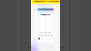 Use Canva to create Attractive Students progress report