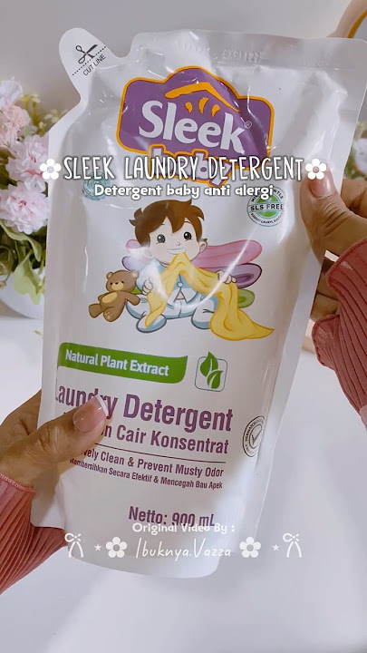 Sleek detergent baby anti alergi. Klik link di Bio no 021 #spillracunshopee #sleekbaby