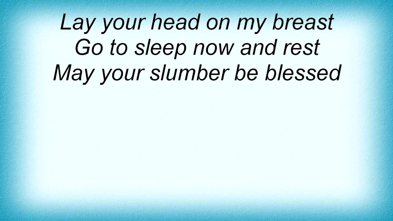 Aaron Neville Brahms' Lullaby Lyrics YouTube