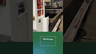 Thin Metal Cutting Demo #IndustrialAutomation #Manufacturing #Engineering #SteelCutting