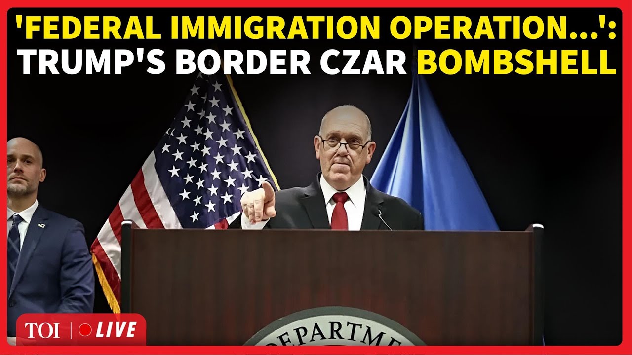 Tom Homan LIVE | ‘Mega Op Begins Today…’: Trump's Border Czar Makes Big ...
