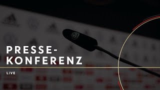 LIVE 🔴 Pressekonferenz der Nationalmannschaft