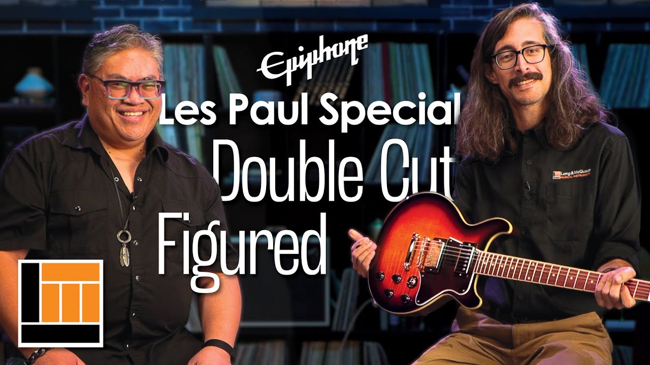 The ALL NEW Epiphone Les Paul Special Double Cut Figured is
