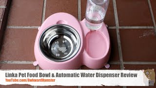 Automatic Pet Water Dispenser Large Capacity Gravity-Fed System with Anti-Spill Base for Cats