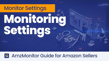 AmzMonitor Product Monitoring Settings