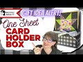 FREE REFILLS GIFT IDEA!  Easy one sheet box of cards!