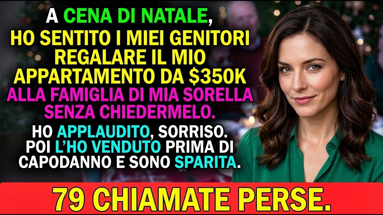 La vigilia di Natale, mentre lavavo i piatti, ho sentito mia madre dire:“I bambini avranno finalmente una stanza tutta per loro.” Poi ha aggiunto:“Mira capirà, non ha bisogno di tutto quello...