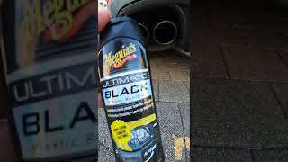 Meguiar's G15812EU Ultimate Black Plastic Restorer Trim Restorer 355ml -  Review 