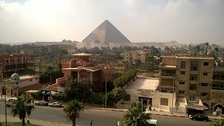 Egypt - Cairo - Giza - Pyramid of Cheope from hotel window