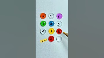 Nối một đường từ số 1 đến 10 🤔🤔#quiz #games #line #maths #drawing #shorts