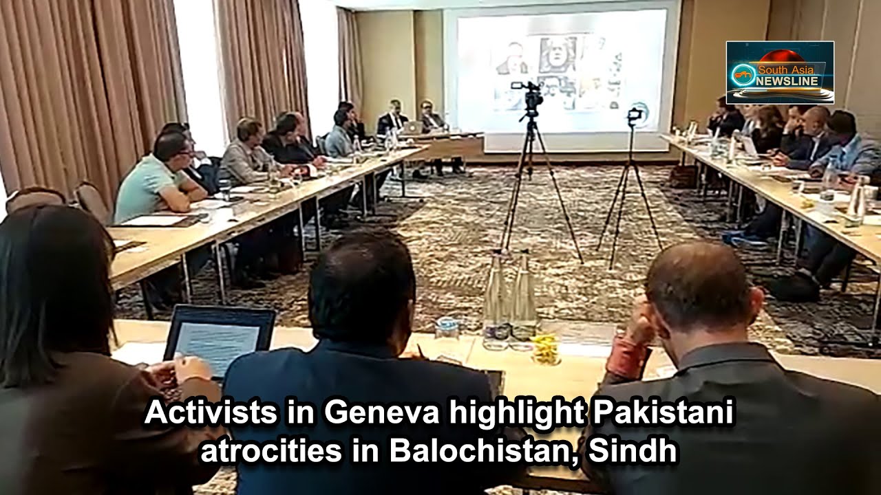 Activists in Geneva highlight Pakistani atrocities in Balochistan, Sindh