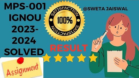 Mps001 solved assignment 2023-2024 English