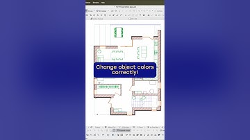Change object colors correctly in Archicad!