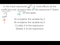 Understanding Coefficients and Constants