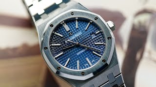4K AP Royal Oak 15400 Синий циферблат | Часы, которые изменили индустрию