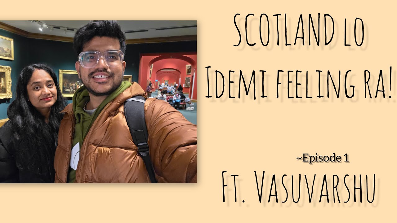 Dublin to Edinburgh ✈️ | Scotland Day 0 | Europe Most Famous Christmas Market | TeluguVlog
