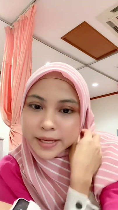 awek tudung pink mantul