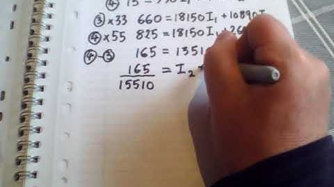 Unit 1 Simultaneous Equations and DC circuits part 2