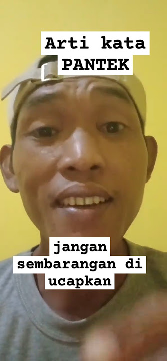 Arti kata pantek dalam bahasa minang #artikata #pantek #bahasamelayu #minang
