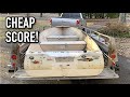 Cheap old 14 foot aluminum boat - tiny boat shopping