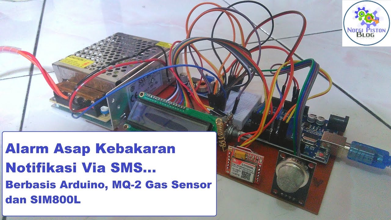 Pendeteksi Asap Notifikasi Via SMS Berbasis Aduino, MQ-2, dan SIM800L ...