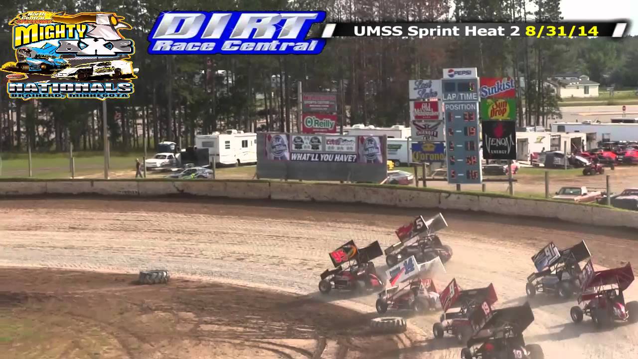 North Central Speedway 2014 Mighty Axe UMSS Sprint Car Races Both Nights YouTube