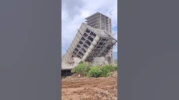 Shocking Building Collapses Caught on Camera | Learn the Safety Lessons" #shortvideo #viralshort