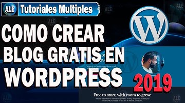Como Crear Un Blog En Wordpress