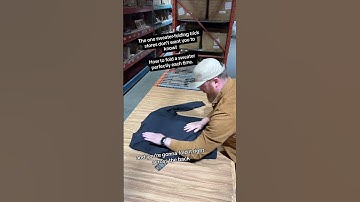 The one sweater-folding trick stores don’t want you to know! How to fold a sweater perfectly like