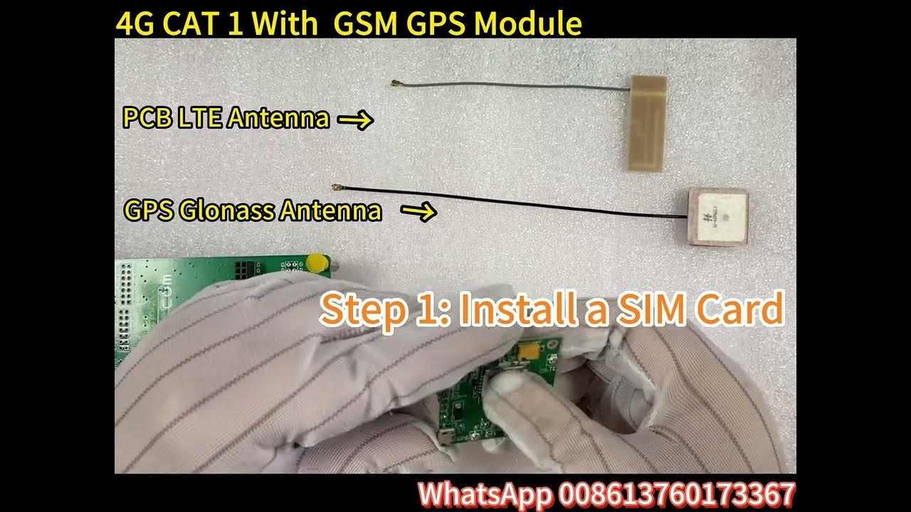 SIM7600 4G LTE GSM Modem with AT Commands, Call, SMS, HTTP