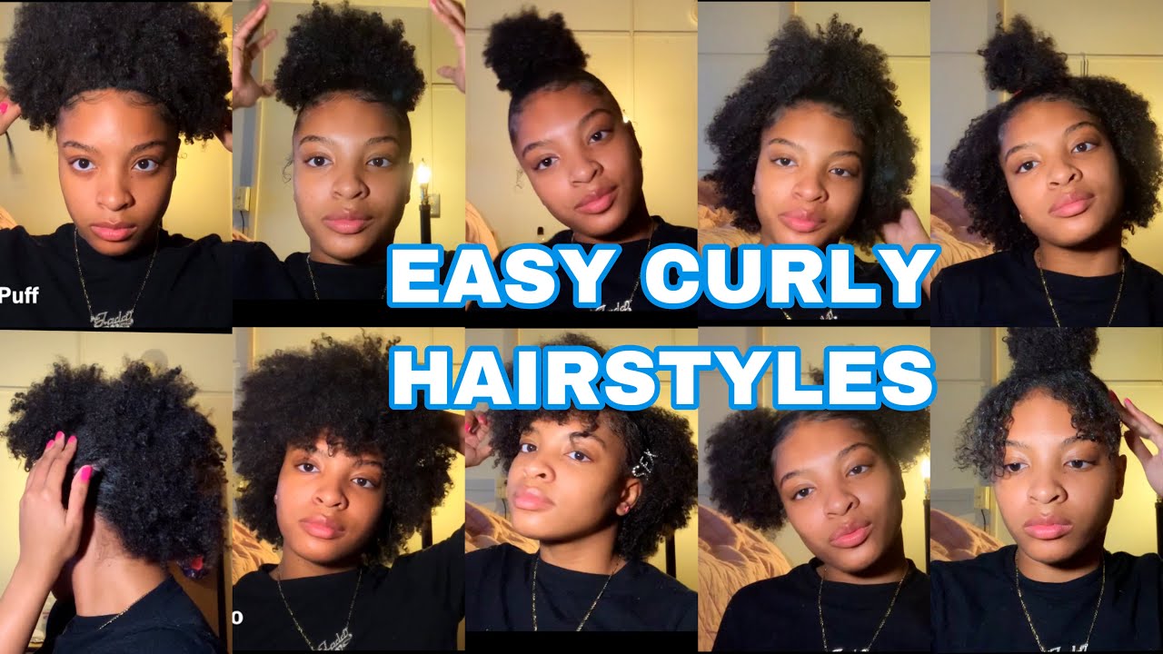 Natural Hair Mag - 3 EASY Hairstyles for Curly & Coily Hair | 3C 4A Curls  Photo Credit: TaylorWinbushTV www.naturalhairmag.com/3-easy-hairstyles -for-curly-coily-hair-3c-4a-curls | Facebook