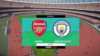 Pes 2018 | arsenal vs manchester city full match gameplay