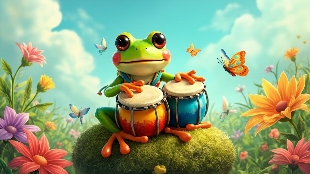 🎶🐸 Ramón el sapo rumbero 🐸🎶🎵   (Canción Infantil Animada)
