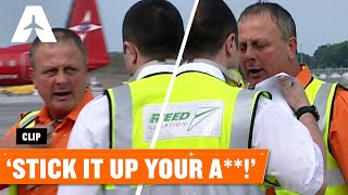 Ground Staff Clash Sparks Scene In Front Of Passengers Airline S3 10 Clip