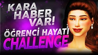 The Sims 4 Öğrenci̇ Hayati Challenge Kara Haber Var
