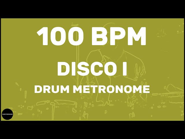 Disco | Drum Metronome Loop | 100 BPM