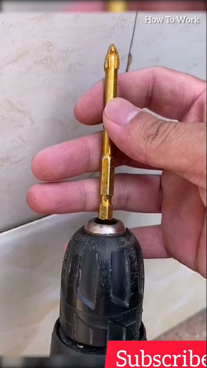 Drill Bits Set for Tile Glass Ceramic Brick Wood | Amzon Best Tools | How To Work