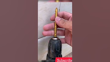 Drill Bits Set for Tile Glass Ceramic Brick Wood | Amzon Best Tools | How To Work