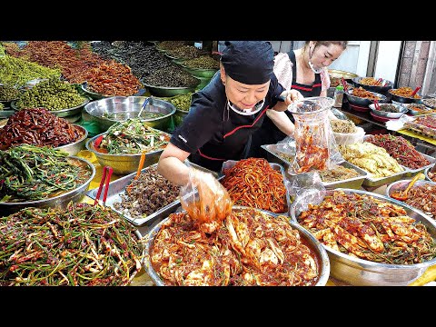 Amazing scale! Korea's best traditional market street food collection