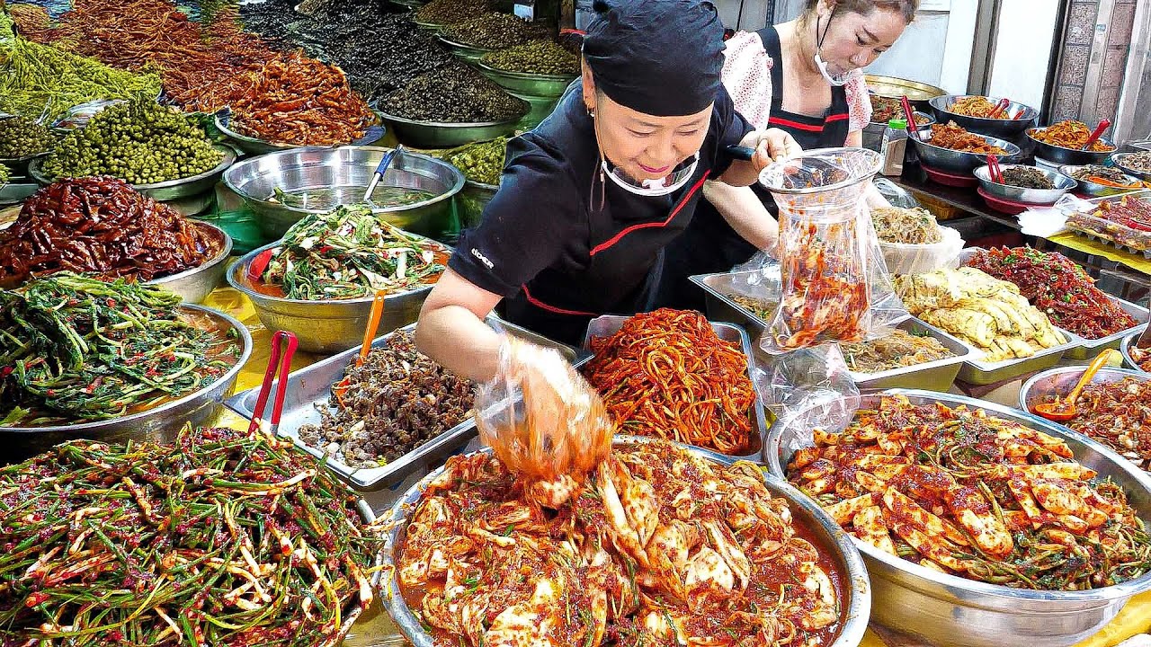 Удивительный масштаб! Лучшая подборка традиционной уличной еды Кореи!