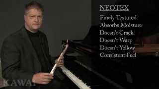 Kawai GX Grand Pianos: NEOTEX Key Surfaces