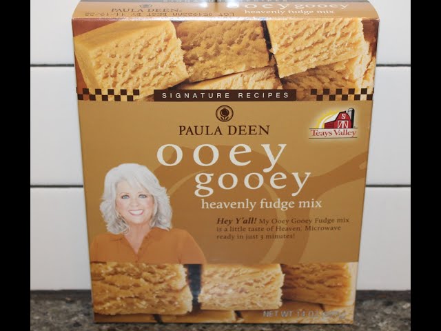 Paula Deen Ooey Gooey Heavenly Fudge Mix Review class=