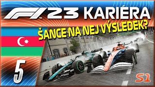 Šílený Mokrý Závod v Baku! Šance na Nej Výsledek? #5 | F1 23 My Team Kariéra | CZ Let's Play