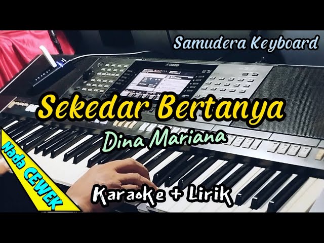 Karaoke Sekedar Bertanya - Dina Mariana || NADA CEWEK class=