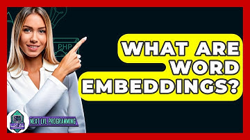 What Are Word Embeddings? - Next LVL Programming