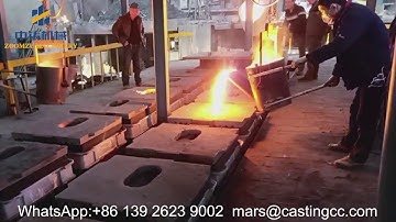 China fully automatic horizontal parting flaskless casting molding equipment for making brake discs