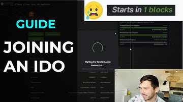 Joining an IDO (Initial DEX Offering) - This Is How It Goes