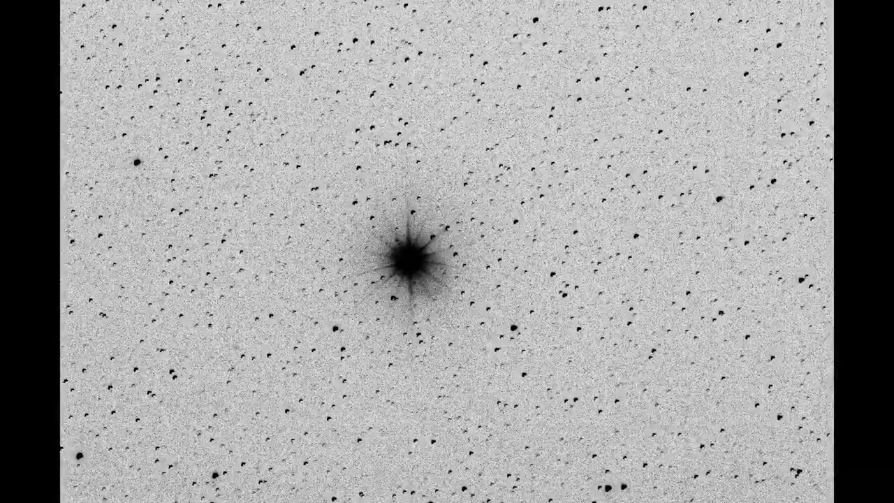 Blinking Test Believed to be Star Capella in the constellation Auriga