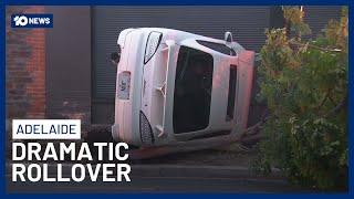 Driver And Passenger Escape Serious Injury After Car Crashes Into Tree In Adelaide | 10 News
